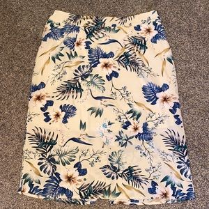 Floral Midi Skirt
